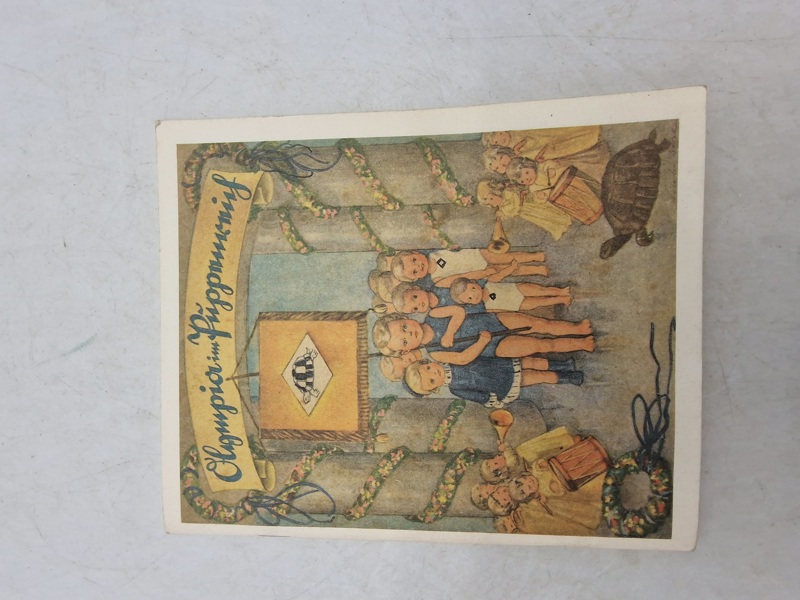 Originalt Olympiaden 1936 børnebog fra dukkefirma