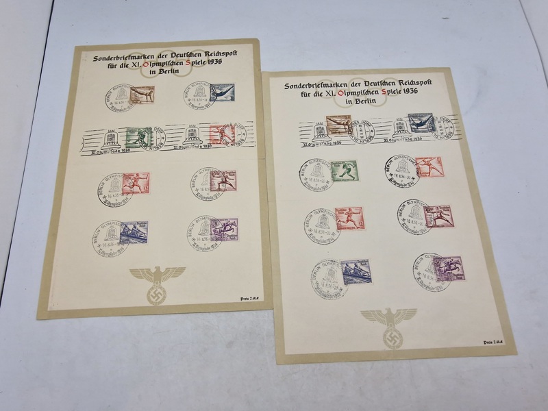 Originalt Olympiaden 1936 Frimærker