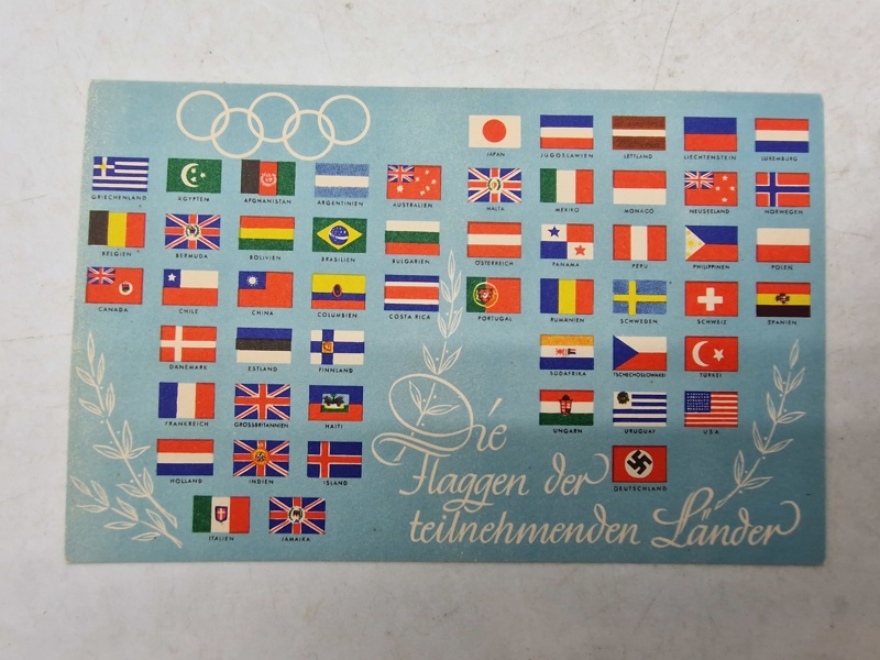 Originalt Olympiaden 1936 postkort