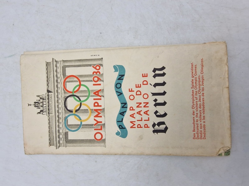 Originalt 1936 Olympiaden kort Berlin
