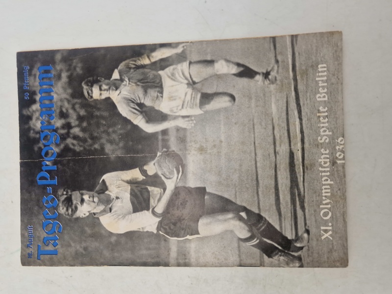 Originalt Olympiaden 1936 program