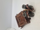 Original German Ww1 Military Binoculars Feldglas 08 With Case