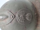 Original Fransk model 26 WW2 hjelm 