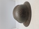 Original Fransk model 26 WW2 hjelm 