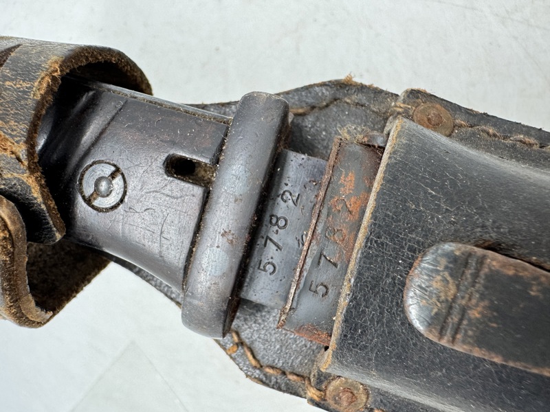 Original urørt Tysk K98 bajonet nummerens WW2 