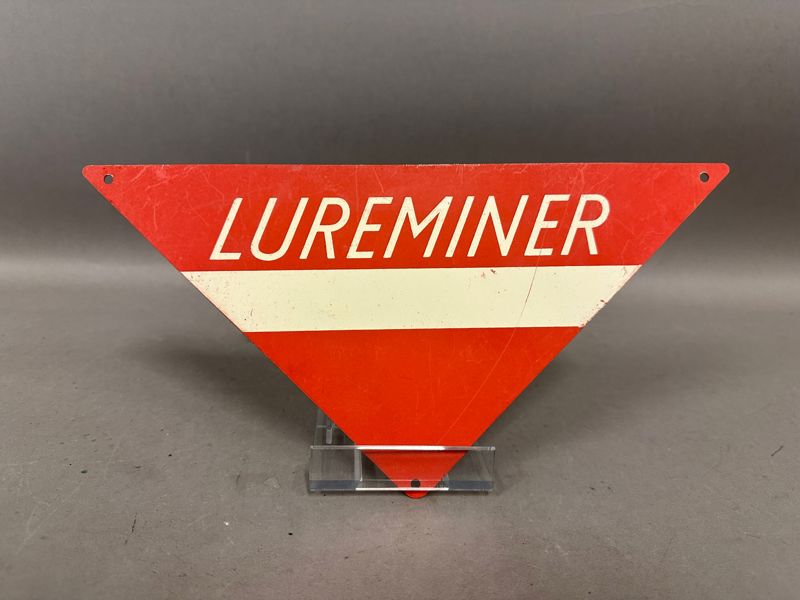 original metal lureminer skilt