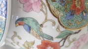 Original TAKAHASHI JAPAN Porcelain Chinoiserie Style Sugar Bowl