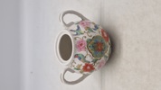 Original TAKAHASHI JAPAN Porcelain Chinoiserie Style Sugar Bowl