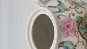 Original TAKAHASHI JAPAN Porcelain Chinoiserie Style Sugar Bowl