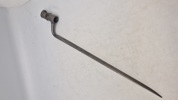 Original Dansk døllebajonet M1848 med huller 