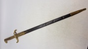 Original German M-1871 Mauser Parade Dress Bayonet with Scabbard 
