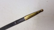 Original German M-1871 Mauser Parade Dress Bayonet with Scabbard 