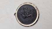 Original tysk medalje fra Første Verdenskrig, kendt som "In Eiserner Zeit 1916" (I Jerntiden 1916). 