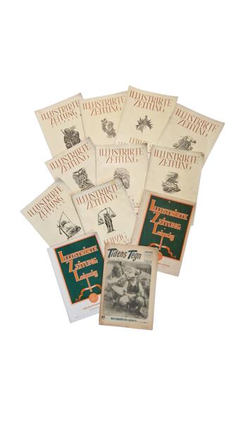 Samling originale tyske tidsskrifter - ww2