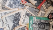 Stor samling originale tyske tidsskrifter - ww2