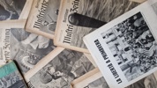 Stor samling originale tyske tidsskrifter - ww2