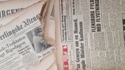 Stor samling originale ww2 aviser 