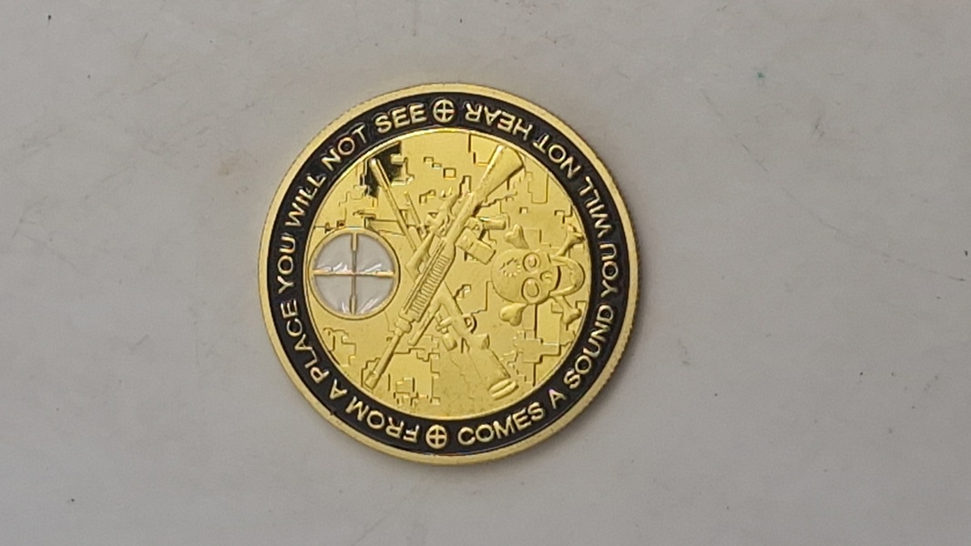 Amerikansk sniper Challenge coin