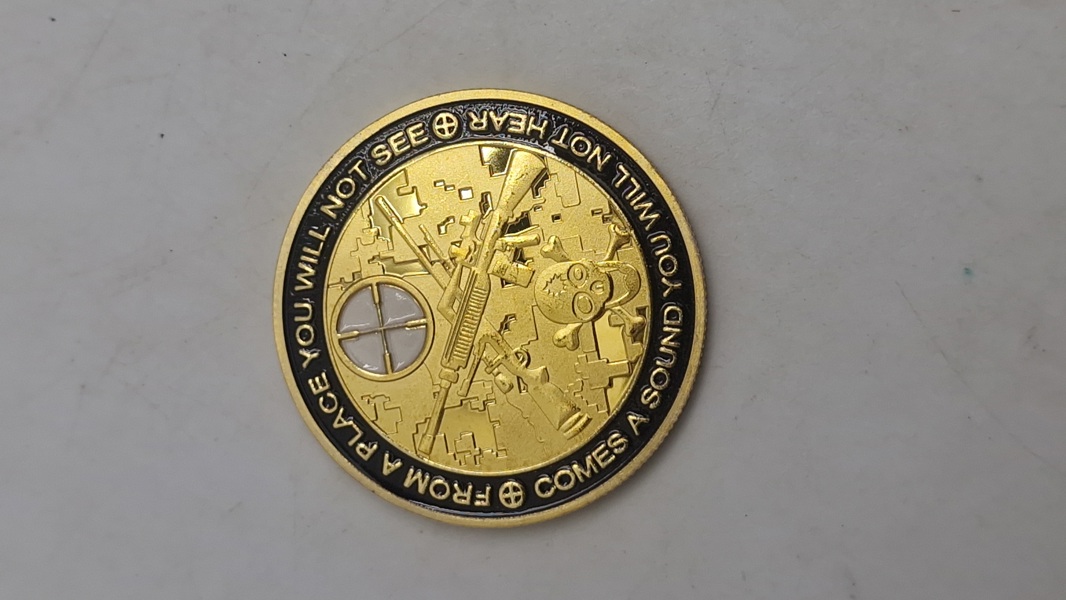 Amerikansk sniper Challenge coin