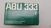 ABU 333 fastspolehjul til fiskeri, komplet med original æske og manual. 