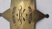  Politi skilt Indian Police" i Arizona-territoriet