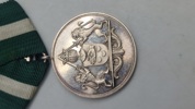 Fortjenst medalje, Danmarks politi  - Sterlingsølv 