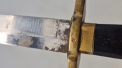 Original Original Dansk Dolk for model 1870 for underlæger og underdyrlæger låneeksemplar krone 10