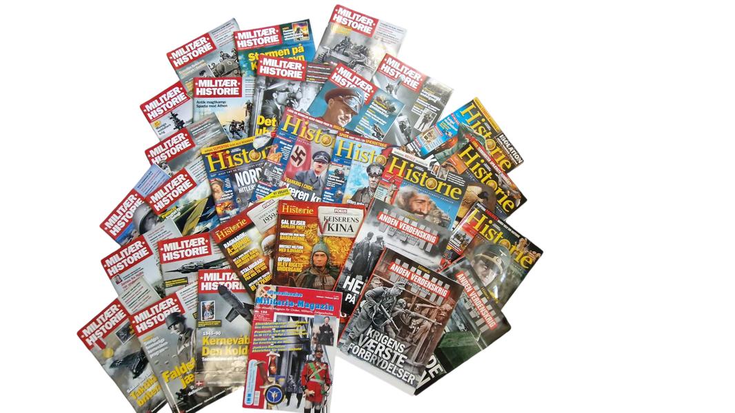 Samling historie blade mm.