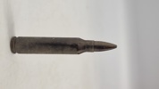 Original deaktiveret 7,62 mm patron