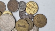 Samling diverse mønter
