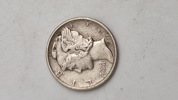 Original 1943 Mercury Dime, også kendt som en Winged Liberty Head Dime, sølv