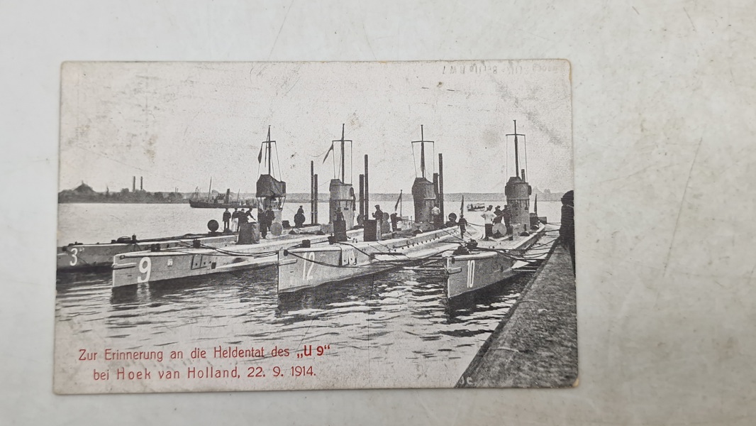 Originalt tysk ww1 marine postkort