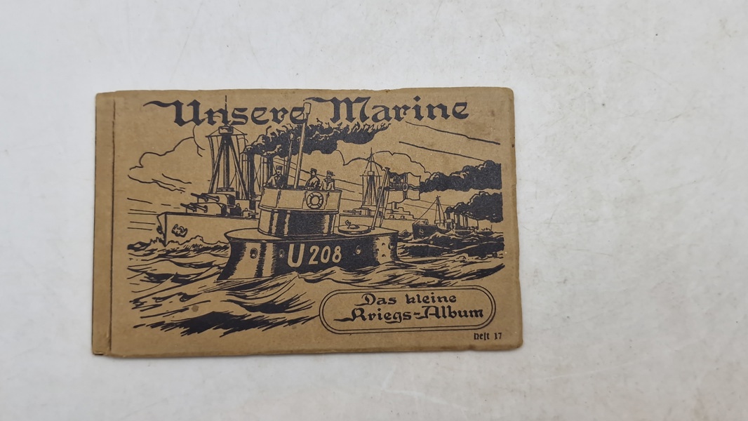 Originalt tysk ww1 marine postkort