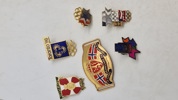 Samling diverse pins
