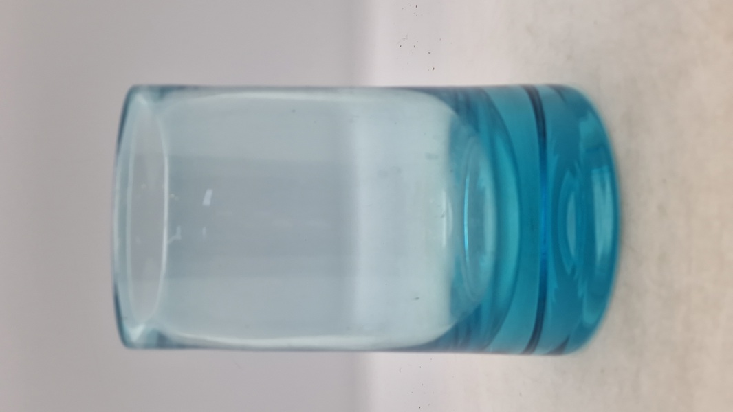 Lagune vase, cylindrisk, tyk bund - Holmegaard