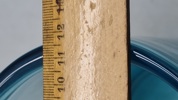 Lagune vase, cylindrisk, tyk bund - Holmegaard 