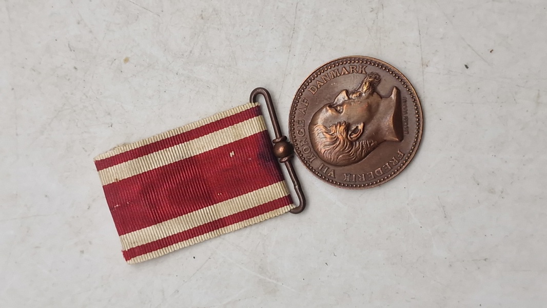 Original dansk krigsdeltager medalje 1848-50
