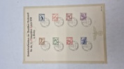 Sonderbriefmarken der Deutſchen Reichspolt für die XI. Olympischen Spiele 1936 in Berlin