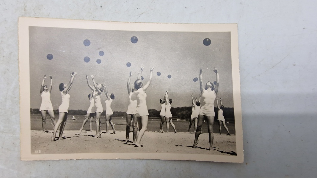 Originalt tysk postkort, olympiaden 1936