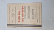 Originalt program for de tyske ro- og kanomesterskaber, der fandt sted den 18. og 19. juli 1936 på Langen See ved Grünau.