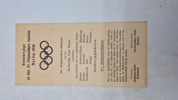 Originale tyske olympiade papirer - 1936