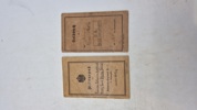 Originalt tysk Militärpas (Eisenbahn-Regiment Nr. 1.
1. Kompagnie.)