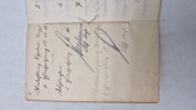 Originalt tysk Militärpas (Eisenbahn-Regiment Nr. 1.
1. Kompagnie.)