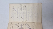 Originalt tysk Militärpas (Eisenbahn-Regiment Nr. 1.
1. Kompagnie.)