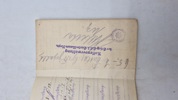 Originalt tysk Militärpas (Eisenbahn-Regiment Nr. 1.
1. Kompagnie.)