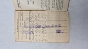 Originalt tysk Militärpas (Eisenbahn-Regiment Nr. 1.
1. Kompagnie.)