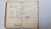 Originalt tysk Militärpaß ww1  ( Kraftfahrers Pehramm chramm)