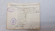 Originalt tysk Militärpas - ww1