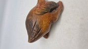 udskåret træand, fra DCUK (The Original Wooden Duck Company). 