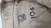 Original engelsk kampvogns uniform, ww2, senere anvendt af Civilforsvaret i Danmark 
